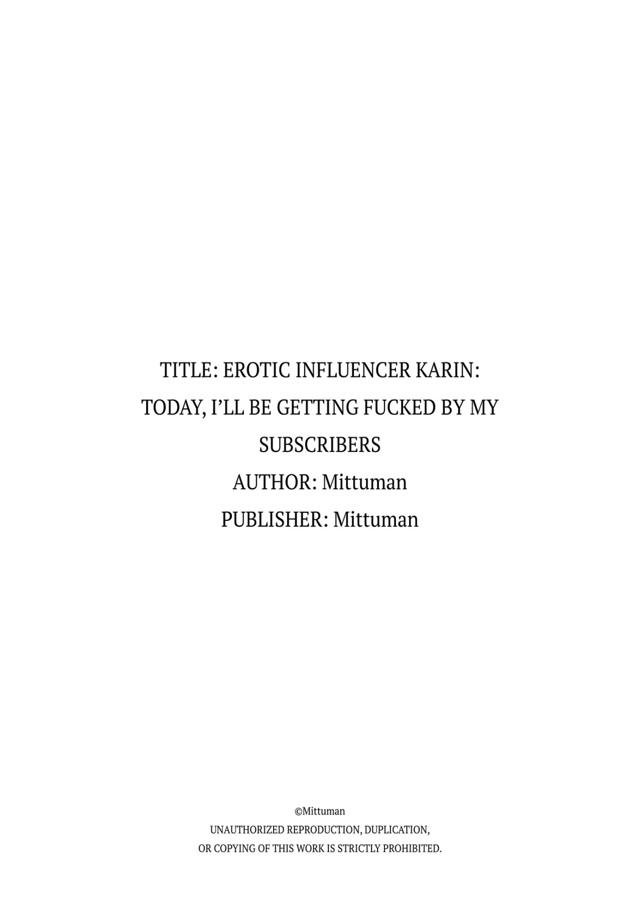 Hentai Manga Comic-Erotic Influencer Karin: Today, I'll Be Getting Fucked by My Subscribers.-Read-42